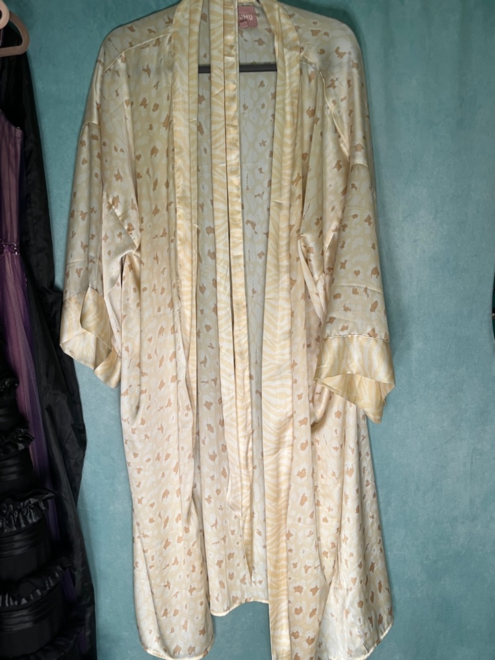 Show Me Your Mumu Golden Silky Robe